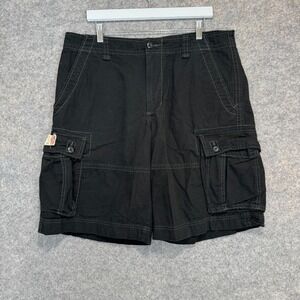 Polo Jeans Company Ralph Lauren Shorts Mens 36 Ripstop Baggy USA Flag Cargo 11"